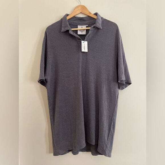 🆕NWT Jungmaven Hemp Polo XL Diesel Grey - Picture 5 of 6